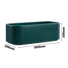 botle Keramični cvetlični lonec steklenica zelena 30 cm H10,5 cm Mat moderna elegantna