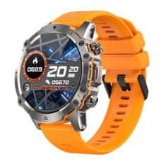 Smart Plus AK56 2023 Zunanji šport Smartwatch 1,43 okrogel zaslon 400mAh baterija zdravje srčni utrip BP spremljanje vodoodporna K52 pametna ura