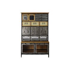 DKD Home Decor Komoda DKD Home Decor Fir Metal (79 x 40 x 127 cm)