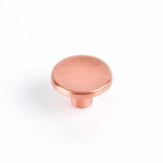 BigBuy Kljuka Rei 774 Kroglasta matirana kovina Rose gold 2 enoti (Ø 35 x 23 mm)