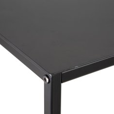 BigBuy Pisalna miza SQUARE 119,5 x 50 x 73 cm Črna kovina