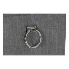 BigBuy Stolček DKD Home Decor Linen Rubber wood Dark Grey (48 x 53 x 104 cm)