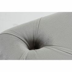 BigBuy Klop DKD Home Decor Grey Polyester Velvet MDF Wood (88 x 53 x 48 cm)
