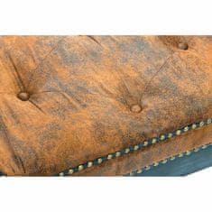 BigBuy Klop DKD Home Decor Brown PU (90 x 41 x 67 cm)