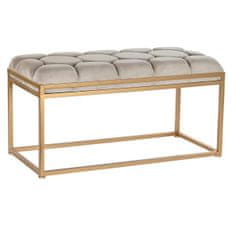 BigBuy Klop DKD Home Decor Beige Metal 100 x 40 x 50 cm