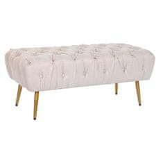 BigBuy Klop DKD Home Decor Kovina Poliester (103 x 46 x 42 cm)