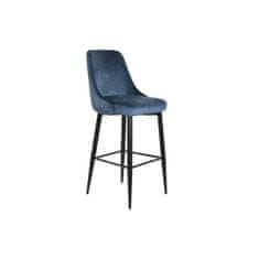 BigBuy Stolček DKD Home Decor Blue Black Bicoloured Metal 51 x 68 x 110 cm 51 x 56 x 110 cm