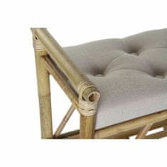 BigBuy Klop DKD Home Decor Natural Beige Brown Cotton Bamboo (55 x 36 x 54 cm)