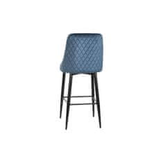 BigBuy Stolček DKD Home Decor Blue Black Bicoloured Metal 51 x 68 x 110 cm 51 x 56 x 110 cm