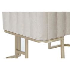 DKD Home Decor Klop DKD Home Decor Beige Golden Metal 108 x 41 x 47 cm