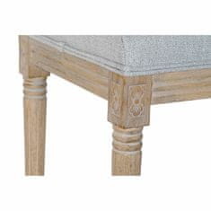 DKD Home Decor Klop DKD Home Decor Svetlo siva Les Naravni kavčuk Gumijasti les 122 x 41 x 48 cm