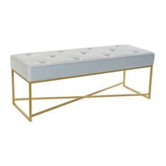 DKD Home Decor Klop DKD Home Decor Golden Sky blue Metal Plastic 119 x 45 x 43 cm