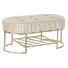 DKD Home Decor Klop DKD Home Decor Beige Golden Metal 100 x 48 x 47 cm