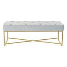 DKD Home Decor Klop DKD Home Decor Golden Sky blue Metal Plastic 119 x 45 x 43 cm