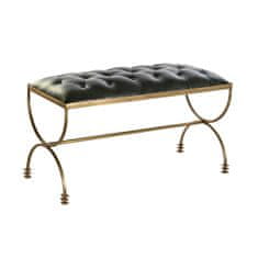 DKD Home Decor Klop za noge DKD Home Decor 90 x 38 x 52 cm Golden Metal Green Metallic