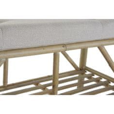 DKD Home Decor Klop DKD Home Decor Natural Beige Brown Cotton Bamboo (100 x 44 x 55 cm)