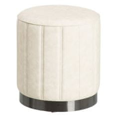 DKD Home Decor Pouffe bež sintetično usnje 38 x 38 x 42 cm DMF