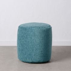 DKD Home Decor Pouffe Blue Poliester 45 x 45 x 45 cm Akril