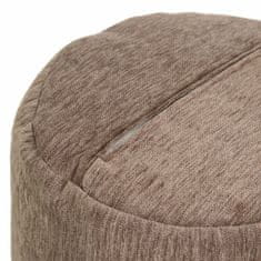 DKD Home Decor Pouffe Brown Poliester 45 x 45 x 45 cm Akril