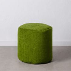 DKD Home Decor Pouffe Poliester Zelena 45 x 45 x 45 cm Akril