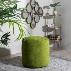 DKD Home Decor Pouffe Poliester Zelena 45 x 45 x 45 cm Akril