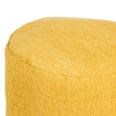 DKD Home Decor Pouffe Poliester 45 x 45 x 45 cm Akrilna gorčica