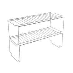 Versa Organizator za kuhinjsko omarico Versa za zlaganje jeklenih kromiranih elementov (19 x 18 x 45 cm)