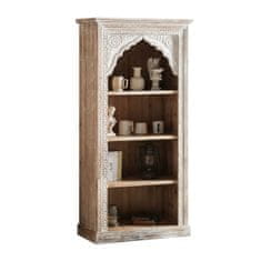 DKD Home Decor Police DKD Home Decor Bela naravna jelka MDF Wood 80 x 38 x 162 cm