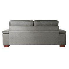 DKD Home Decor Kavč DKD Home Decor Poliester Linen Loft Dark Grey (210 x 84 x 84 cm)