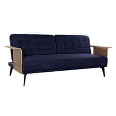 DKD Home Decor Sofabed DKD Home Decor Modra rjava črna kovinska moderna urbana 203 x 87 x 81 cm