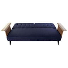 DKD Home Decor Sofabed DKD Home Decor Modra rjava črna kovinska moderna urbana 203 x 87 x 81 cm