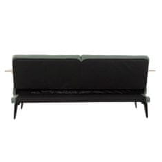 DKD Home Decor Sofa DKD Home Decor 203 x 87 x 81 cm črna kovina rjava zelena