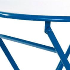 NEW Miza komplet in 2 stoli DKD Home Decor MB-166634 Modra 80 cm 60 x 60 x 70 cm (3 pcs)