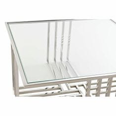 DKD Home Decor Sredinska miza DKD Home Decor Nerjaveče jeklo Kristal 100 x 100 x 45 cm