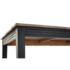 DKD Home Decor Jedilna miza DKD Home Decor Natural Black Metal Mango wood (200 x 90 x 75 cm)