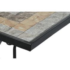 NEW Table DKD Home Decor Siva Zunanjost 140 x 70 x 75,5 cm Keramika Železen