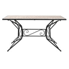 NEW Table DKD Home Decor Rjava Zunanjost Keramika Železen (140 x 70 x 75,5 cm)