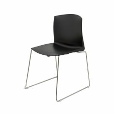 BigBuy Reception Chair Boniches P&C 1 Black (4 uds)