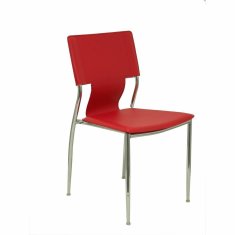 BigBuy Reception Chair Reolid P&C 4219RJ Red (4 uds)