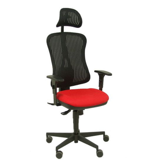 BigBuy Office Chair with Headrest Agudo P&C 350B23C Red