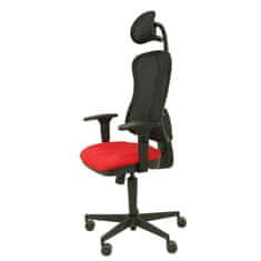 BigBuy Office Chair with Headrest Agudo P&C 350B23C Red