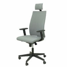 BigBuy Office Chair with Headrest Almendros P&C B201RFC Grey