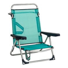 BigBuy Stol za plažo Alco Aluminium Multi-position Foldable Green 62 x 82 x 65 cm (62 x 82 x 65 cm)