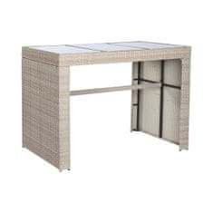 BigBuy Garnitura mize s 6 stoli DKD Home Decor 143 x 80 x 100 cm