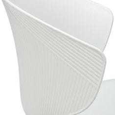 BigBuy Jedilni stol Brighton White Plastic (49 x 56 x 79 cm) (2 enoti)