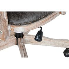 BigBuy Jedilni stol DKD Home Decor Črna temno rjava 52 x 50 x 88 cm