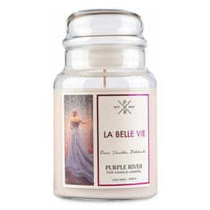 Svíčka ve skleněné dóze Purple River, La belle vie, 623 g