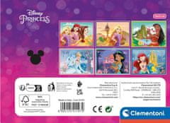 Clementoni Kocke s slikami Disneyjeve princese, 12 kock