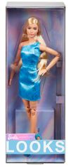 Mattel Barbie izgleda blond v modri obleki HRM15