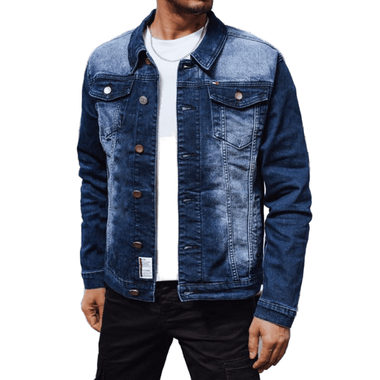 Dstreet Moška jeans jakna LOKKA temno modra tx4698